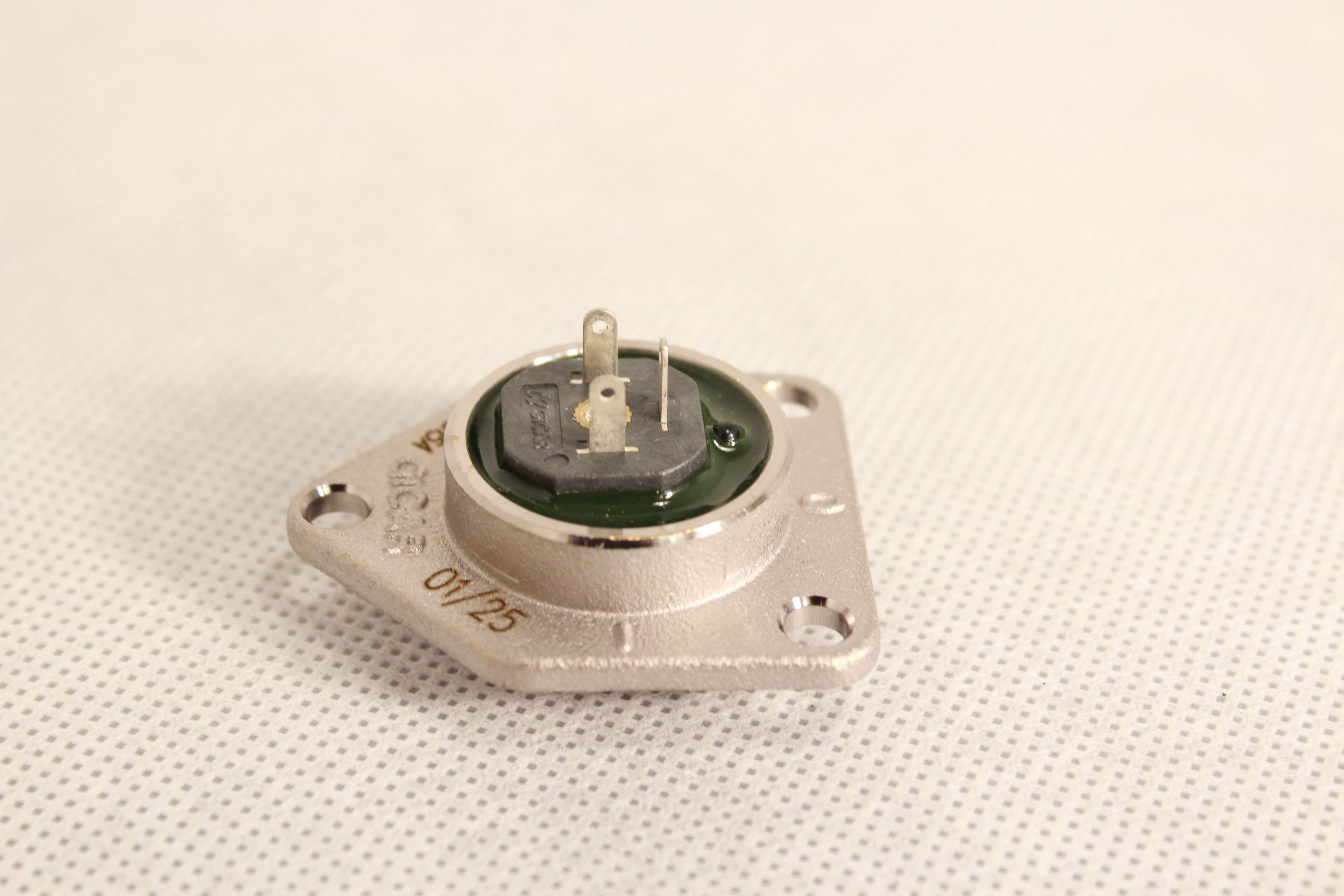 Connector flowmeter lid with led