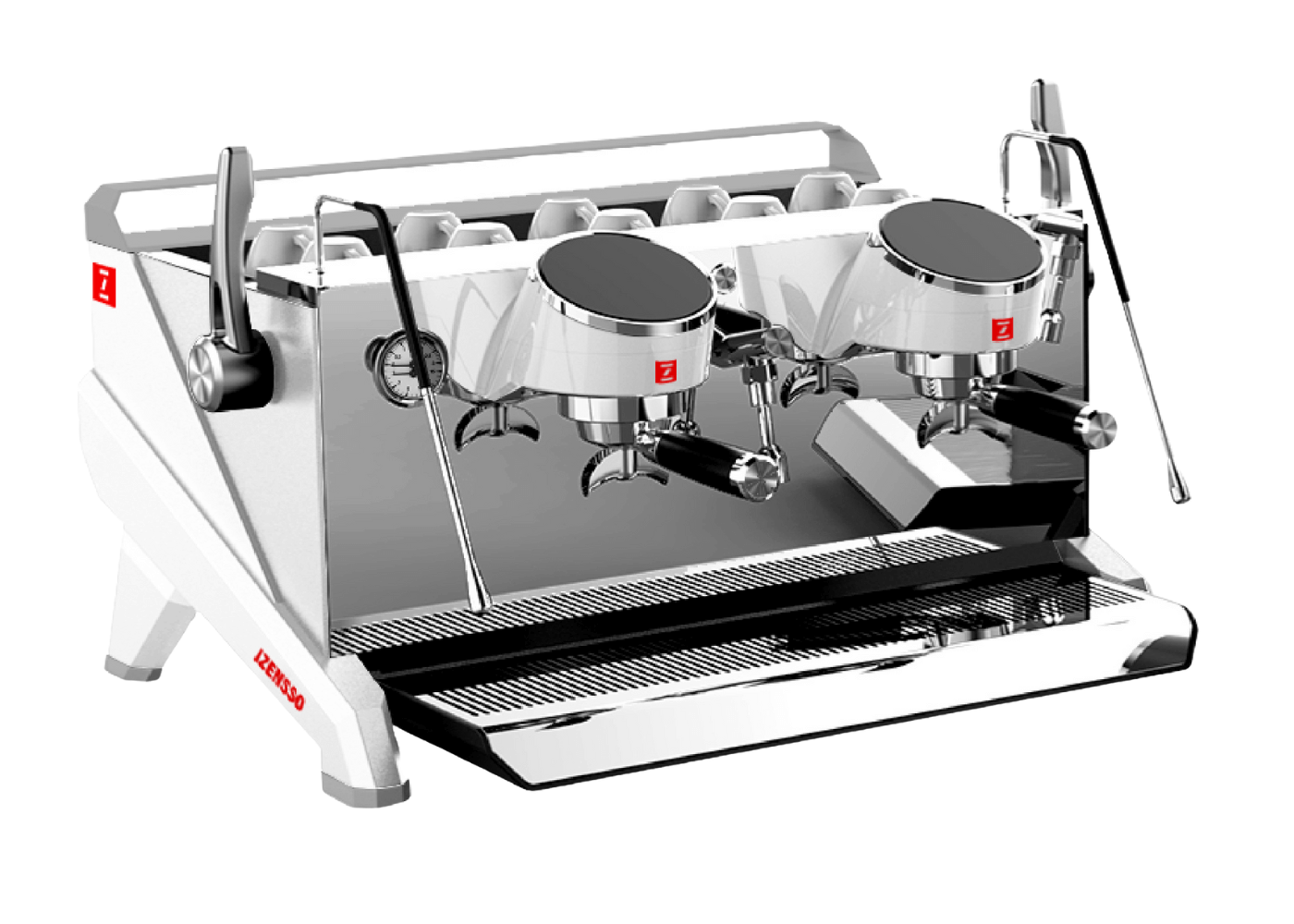 Izensso Raptor White 2 groups – Professional espresso machine