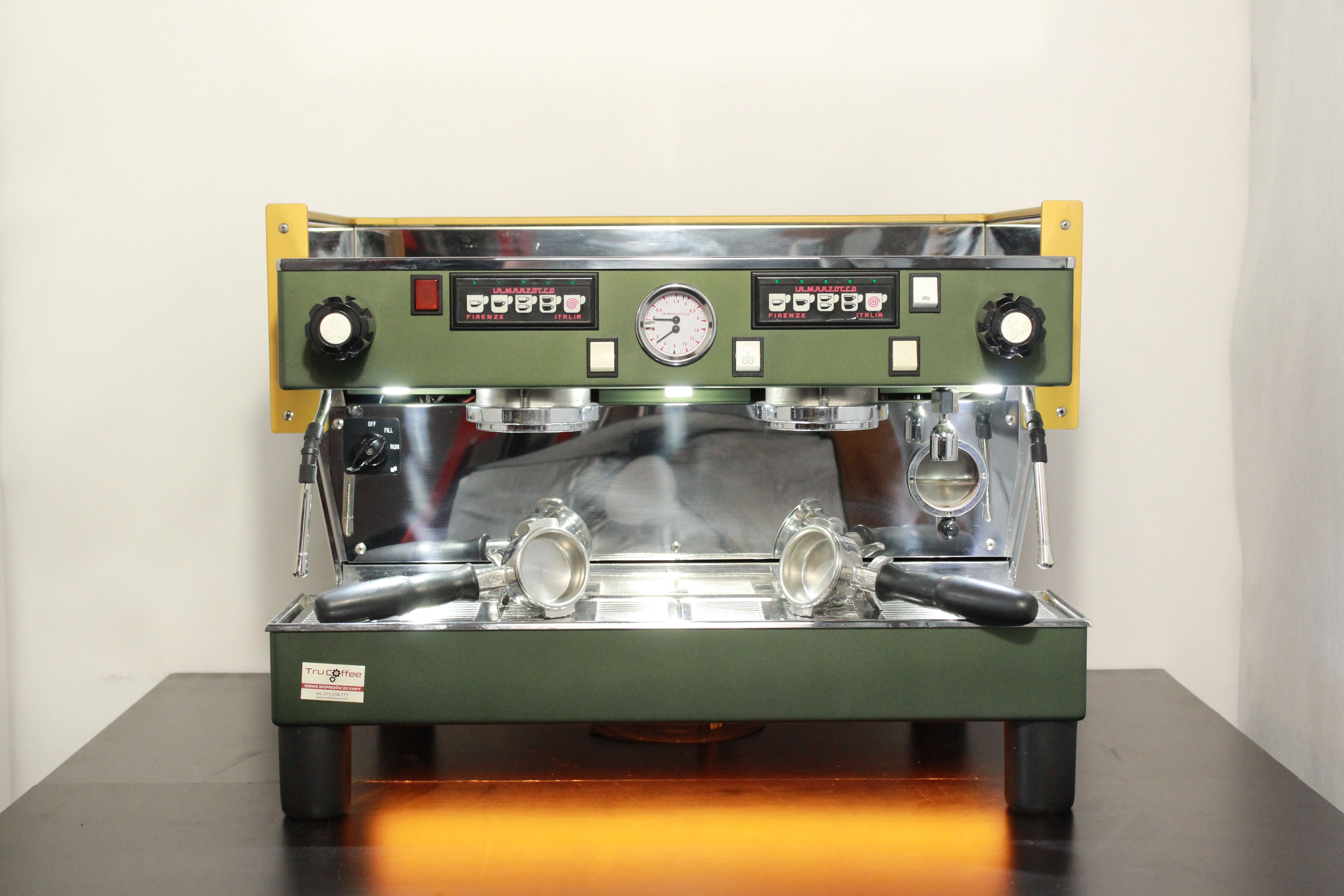 La Marzocco Linea Green Gold 2 Groups - Iconic Italian Portafilter Espresso Machine