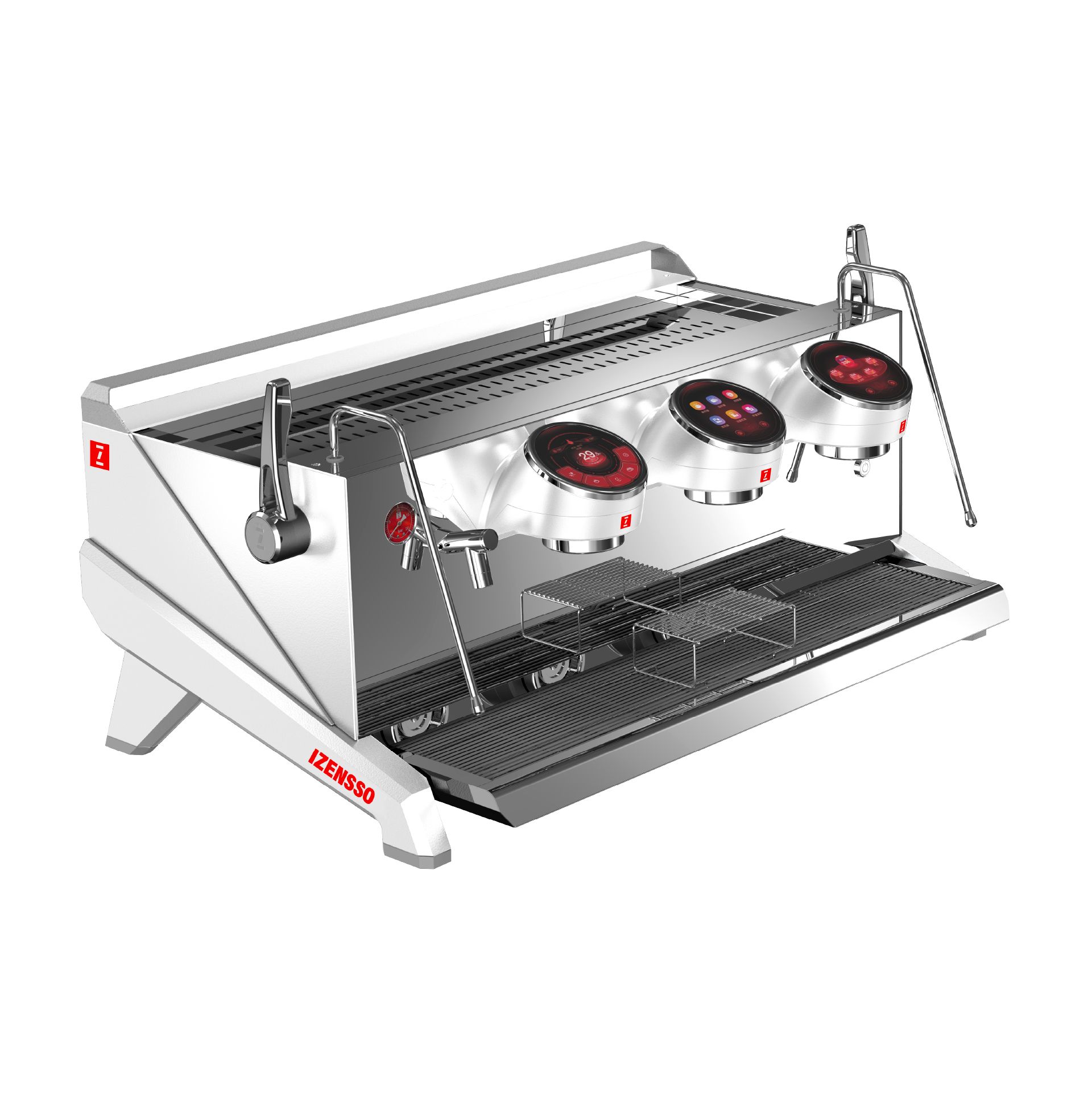 Izensso Raptor White3 groups – Professional espresso machine